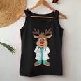 Christmas Nurse Reindeer Scrubs Uniform Tank Top Frauen Lustige Geschenke