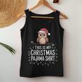 This Is My Christmas Pajama Xmas Pjs Owl Christmas Women Tank Top Personalized Gifts