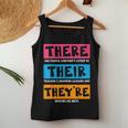 English Teacher Grammar Tank Top Frauen Lustige Geschenke