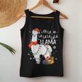 Fa La La Llama Christmas Lllama Lover Xmas Pajamas Women Tank Top Personalized Gifts