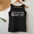 Christmas I Can Get You On Naughty List Women Women Tank Top Personalized Gifts