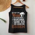 Ich Liebe Es Mit Wein Zu Kochkoch I Love It With Wine Tank Top Frauen Lustige Geschenke