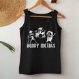 Teacher Saying Heavy Metals Rocks Chemistry Music Love Women Tank Top Personalized Gifts