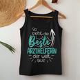 Women's So Sieht Die Beste Arzhelferin Der Welt Aus Mfa Tank Top Frauen Lustige Geschenke