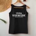 Women's Teamorwerk Proud Family Last Name With-Neck Tank Top Frauen Lustige Geschenke