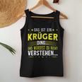 Women's With-Neck Das Ist Ein Krüger Tank Top Frauen Lustige Geschenke