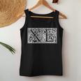 Xe Initials X E Name Last Name Onomastics Onomatology Tank Top Frauen Lustige Geschenke