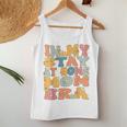 In My Stay At Home Mom Era Retro Groovy Stay At Home Mom Women Tank Top Personalized Gifts