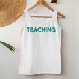 Unterrichten Ist Mein Ding Teacher Tank Top Frauen Lustige Geschenke