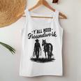 Y'all Need Groundwork Horse Equestrian Western Women Tank Top Personalized Gifts