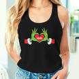 Christmas Nana Elf With Cute Heart Hands Christmas Women Tank Top Gifts for Her