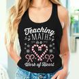 Christmas Candy Cane Work Of Heart Math Teacher Women Tank Top Gifts for Her