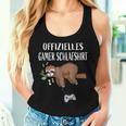 Gamer Pyjamas Sloth Gamingideo Player Tank Top Frauen Geschenke für Sie