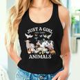 Just A Girl Who Loves Animals For Girls Who Love Animals Women Tank Top Gifts for Her