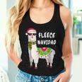 Llama Alpaca Christmas Fleece Navidad Tank Top Frauen Geschenke für Sie