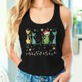 Mid Century Cat Christmas Retro 50S 60S Xmas Women Women Tank Top Gifts for Her
