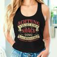 Women's Achtung Es Ist Ein Noack Ding Tank Top Frauen Geschenke für Sie