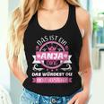 Women's Anja Name First Name Name Day Das Ist Ein Anja Ding With-Neck Tank Top Frauen Geschenke für Sie