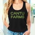 Women's Cantu Farms Squad Family Reunion Last Name Team Tank Top Frauen Geschenke für Sie