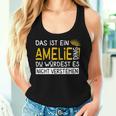 Women's First Name Amelie Name Day Saying Das Ist Ein Marion Ding Tank Top Frauen Geschenke für Sie