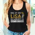 Women's First Name Lisa Name Day Saying Das Ist Ein Lisa Ding Tank Top Frauen Geschenke für Sie