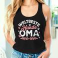 Women's Dog Slogan Love World Best Dogs Oma Tank Top Frauen Geschenke für Sie