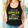 Women's With-Neck Das Ist Ein Krüger Tank Top Frauen Geschenke für Sie