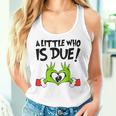 Christmas Pregnancy A Little Who Is Due Mom Women Tank Top Gifts for Her