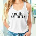 Women's Das Böse Hat Titen Titten Tittchen Teufel Teufelchen Horns Tank Top Frauen Geschenke für Sie