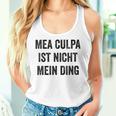 Women's Mea Culpa Ist Nicht Mein Ding Blue Tank Top Frauen Geschenke für Sie