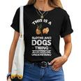 Dies Ist Ein Faultier- Und Hunde-Ding-Sloths T-shirt Frauen