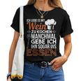 Ich Liebe Es Mit Wein Zu Kochkoch I Love It With Wine T-shirt Frauen