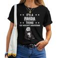 Ist So Ein Panda Ding Lustiger Spruch Pandas T-shirt Frauen