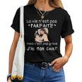 Laie N'est Pas Parfaite Cadeau Chat Humour T-shirt femme