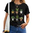 Plants Fan Gardener Pot Plant Florist T-shirt Frauen