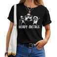 Teacher Saying Heavy Metals Rocks Chemistry Music Love Women T-shirt