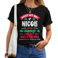 Women's Das Ist Ein Nicole Ding Du Würdest Es Nichterstehen Name With-Neck T-shirt Frauen