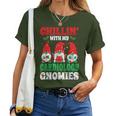 Chillin With My Cardiology Cardiac Nurse Christmas Gnomes Women T-shirt