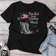 Cette Fille Aime La Musique Country Texas Boot Cowgirl Music Lover T-shirt femme Cadeaux drôles