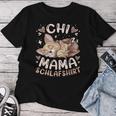 Chi Mama Schlaf Mutter Chihuahua Mit Welpe Muttertag T-shirt Frauen Lustige Geschenke