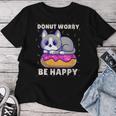 Donut Humour Donut Donut Inquiétude Chat Donuts Drôle Donut Donut Donut T-shirt femme Cadeaux drôles