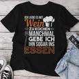 Ich Liebe Es Mit Wein Zu Kochkoch I Love It With Wine T-shirt Frauen Lustige Geschenke