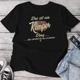 Women's Das Ist Ein Kemper Ding Family Kemper With-Neck T-shirt Frauen Lustige Geschenke