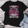 Women's Reichet Mir Dartpflights Ihr Jester Die Queen Will Throw T-shirt Frauen Lustige Geschenke