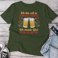 Christmas Beer Drunken Santa Claus T-shirt Frauen Lustige Geschenke