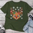 Reindeer Christmas Xmas Women's Children's T-shirt Frauen Lustige Geschenke