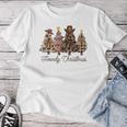 Western Christmas Tree Cowboy Howdy Xmas For Women Women T-shirt Unique Gifts