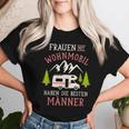 Camping Frauen Mit Wohnmobil Haben Die Besten Männer Camper T-shirt Frauen Geschenke für Sie