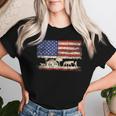 Cowboy Horse Riding Us American Flag 4Th Of July Rodeo Men Women T-shirt Gifts for Her