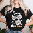 Spring Ist My Ding Daisy T-shirt Frauen Geschenke für Sie